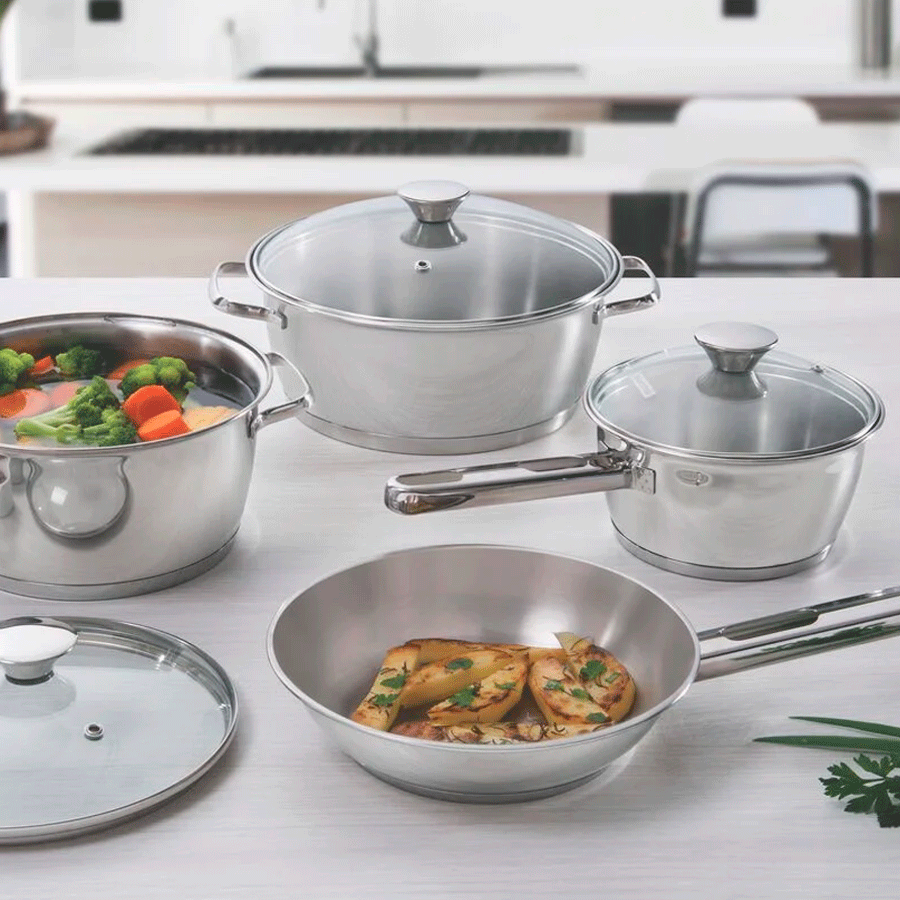 FRIGIDEIRA INOX N.24 ALLEGRA/240 FUNDO TRIPLO TRAMONTINA