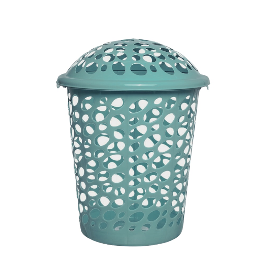 CESTO TELADO 60LTS C/TAMPA COLOR MILPLASTIC