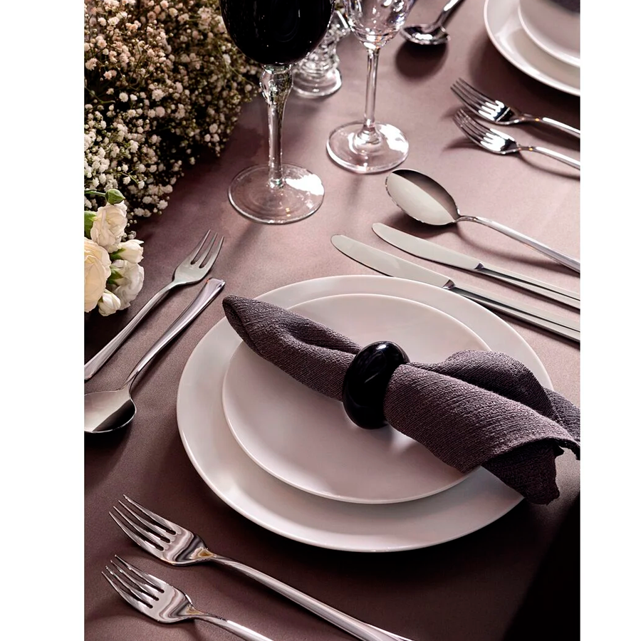 PRATO RASO PORCELANA 25CM COM BORDA BRANCO TRAMONTINA
