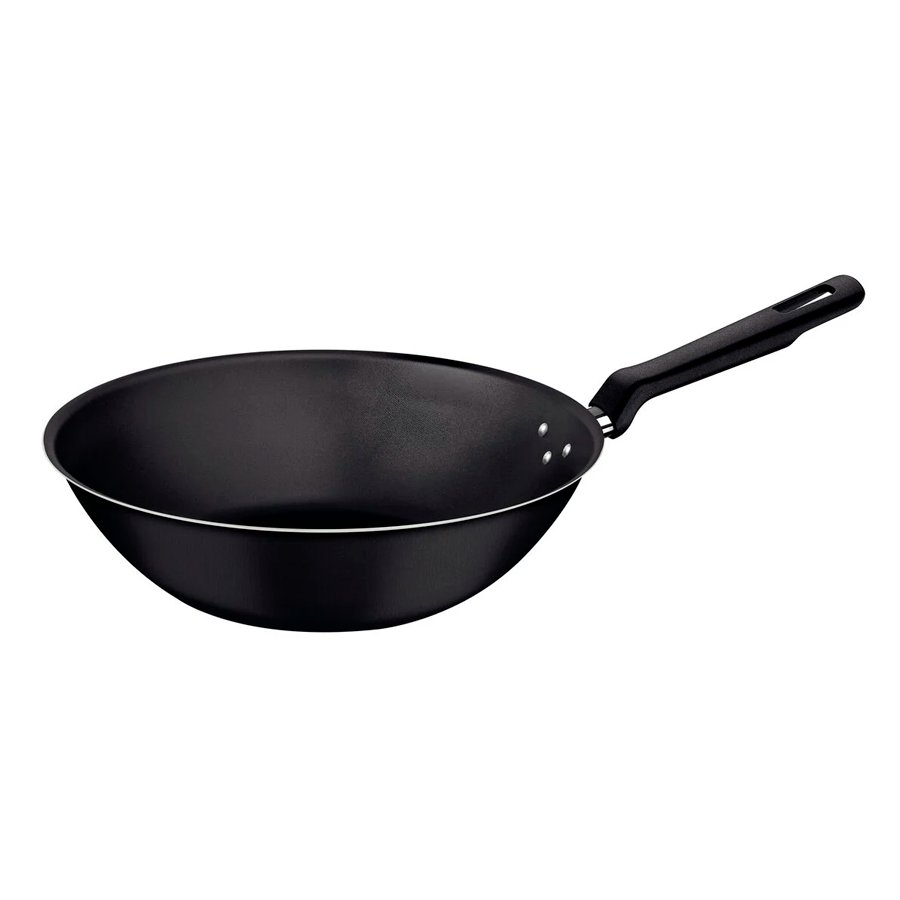 WOK N.28 TEFLON LORETO GRAFITE REF.028 TRAMONTINA