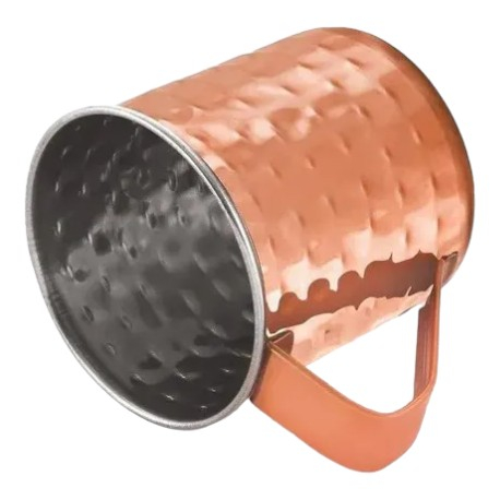 CANECA INOX 300ML COBRE AMASSADINHO REF.GP420 GP INOX