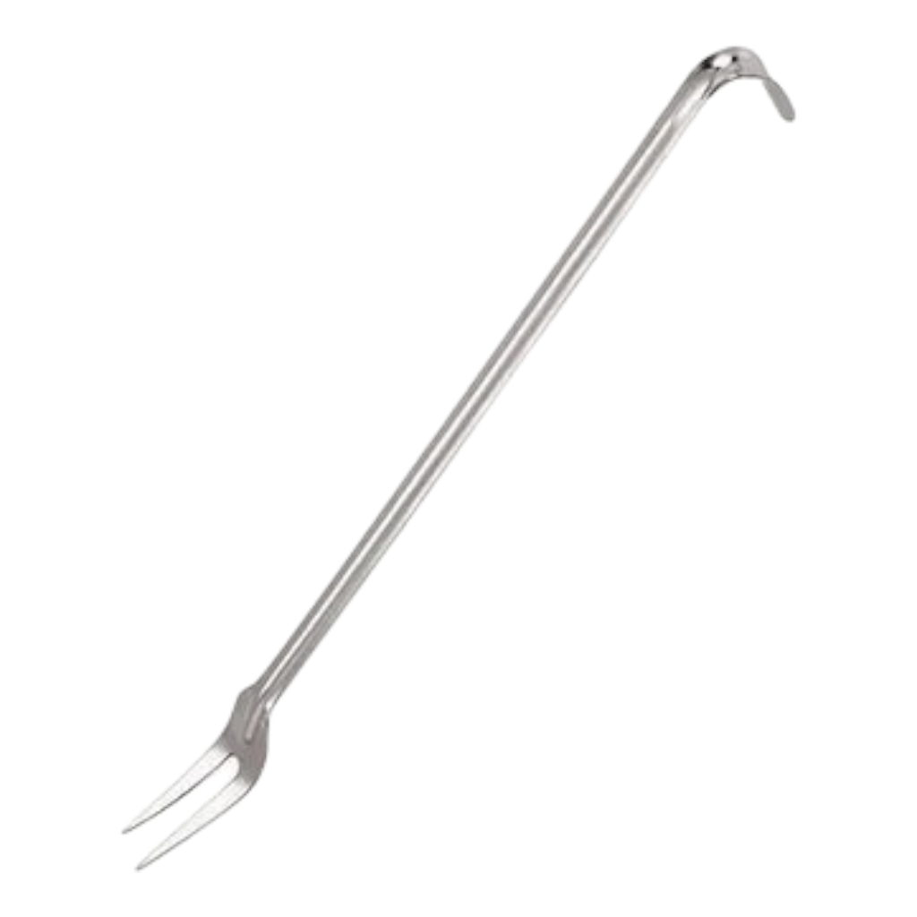 GARFO INOX 34CM PROFISSIONAL COM GANCHO REF.GP550 GP INOX