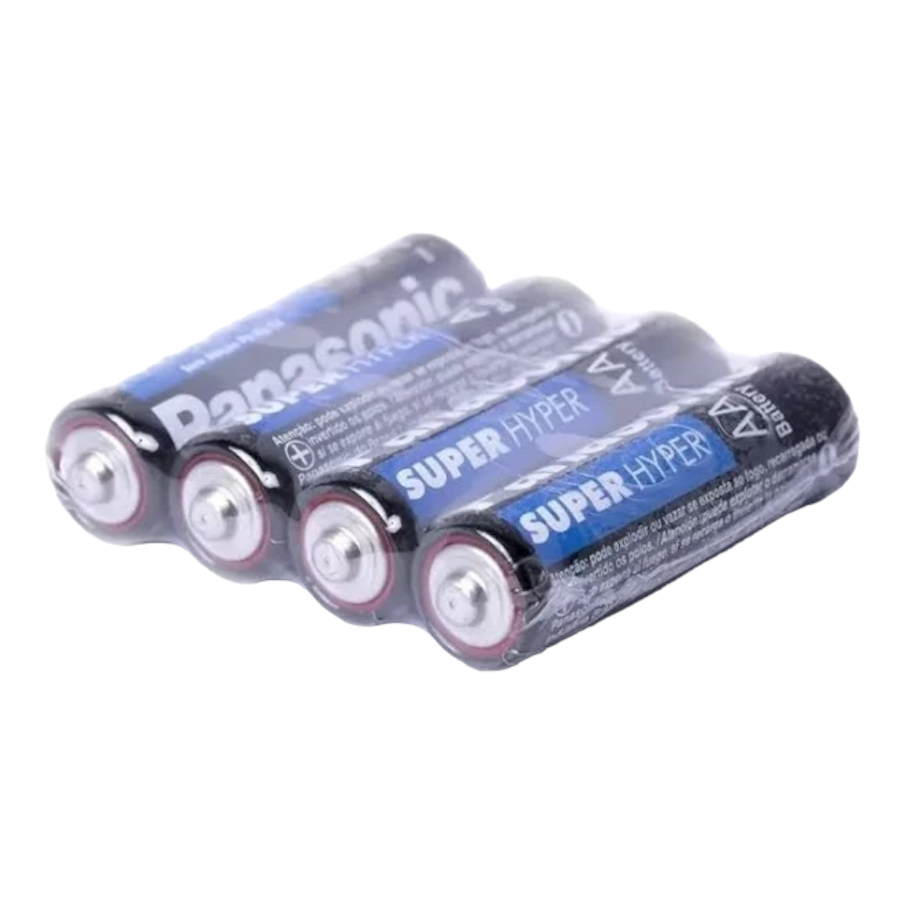 PILHA PALITO C/04 ALKALINA PANASONIC