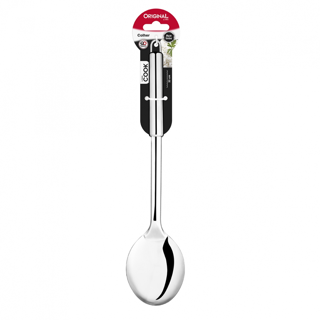 COLHER PARA SERVIR INOX 33CM COOK REF.SL0541 ORIGINAL