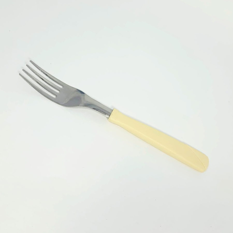 GARFO INOX MESA CABO PLASTICO BEGE TRAMONTINA