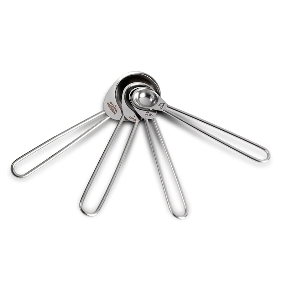 CONJ MEDIDORES INOX C/4 TIPO COLHER REF.2203300 BRINOX