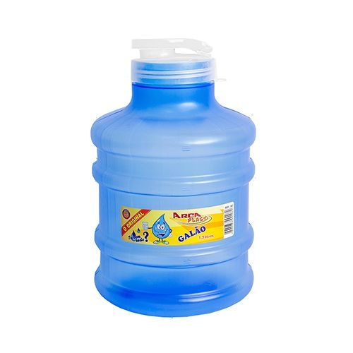 GARRAFA PLAST 1,3LTS GALAO C/CLICK REF.307 ARCAPLAST