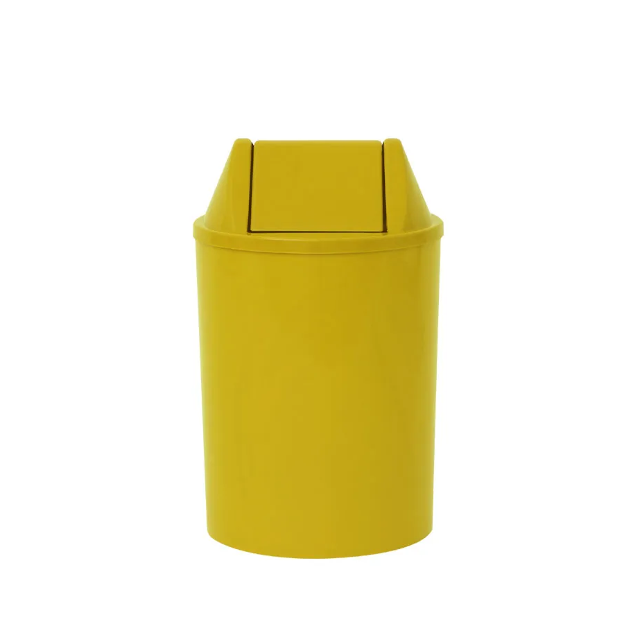CESTO BASCULANTE 15LTS AMARELO LAR PLASTICOS