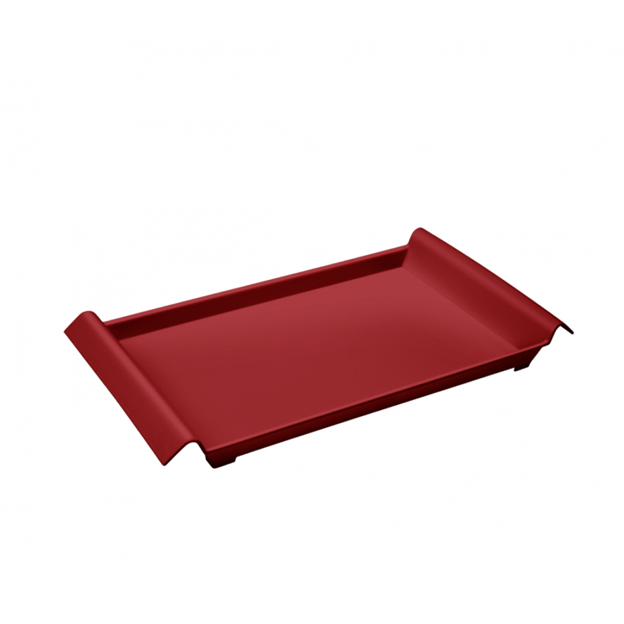 BANDEJA PLASTICA 34X9 CASUAL VERMELHA COZA