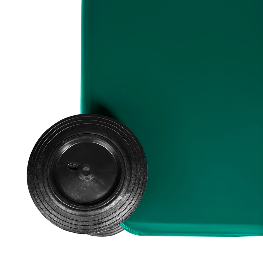LIXEIRA 120LTS COLETOR C/RODAS VERDE LAR PLASTICOS