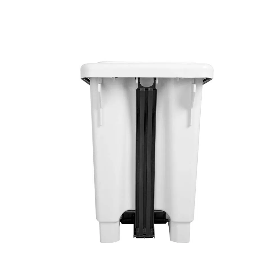 LIXEIRA 25LTS C/PEDAL BRANCA LAR PLASTICOS