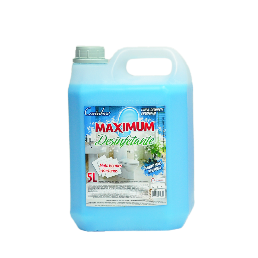 DESINFETANTE 5LTS CARINHOS MAXIMUM