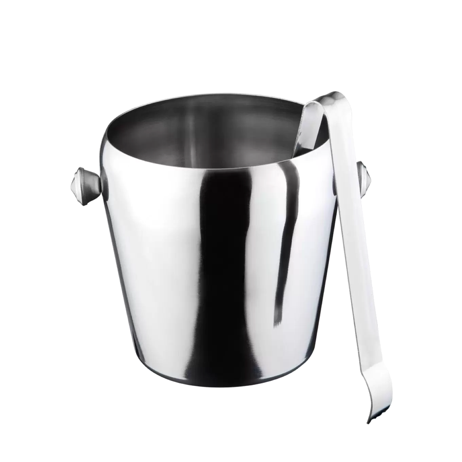 BALDE INOX 1LT COM PEGADOR REF.GP040 GP INOX