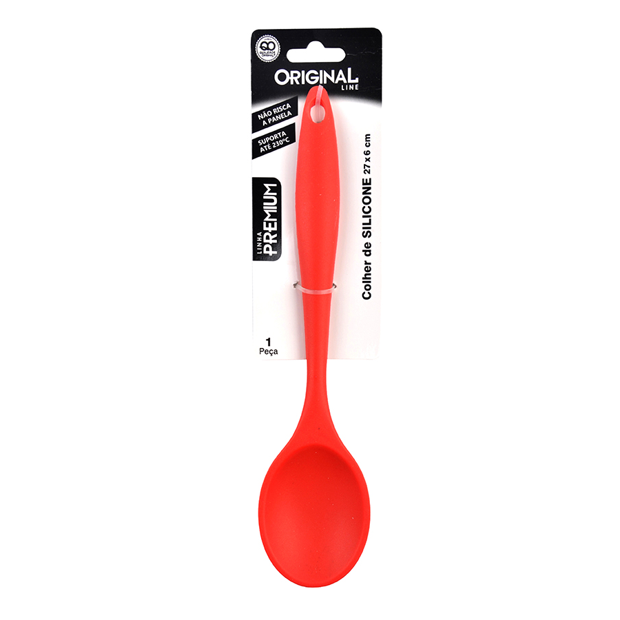 COLHER PARA SERVIR SILICONE 27X6 PREMIUM REF.SL0610 ORIGINAL