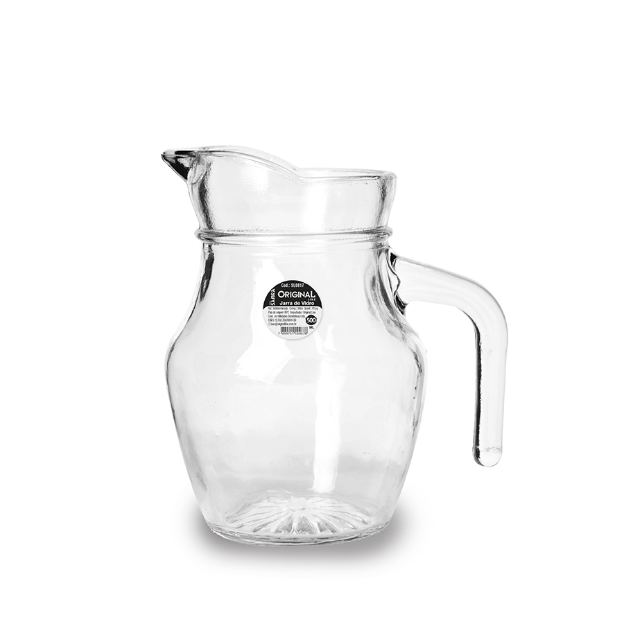 JARRA VIDRO 0,500ML SAFIRA REF.817 ORIGINAL