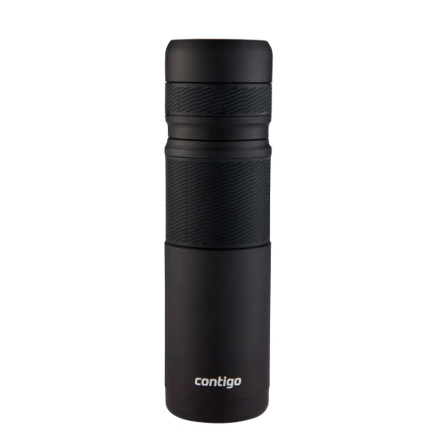 GARRAFA TERMICA 739ML INOX PRETO CONTIGO