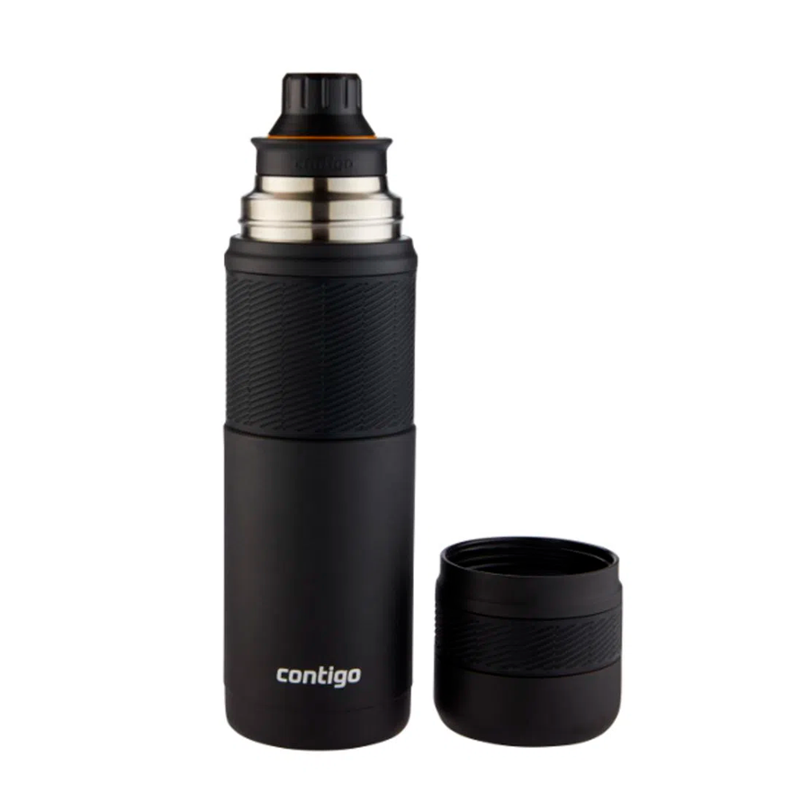 GARRAFA TERMICA 739ML INOX PRETO CONTIGO
