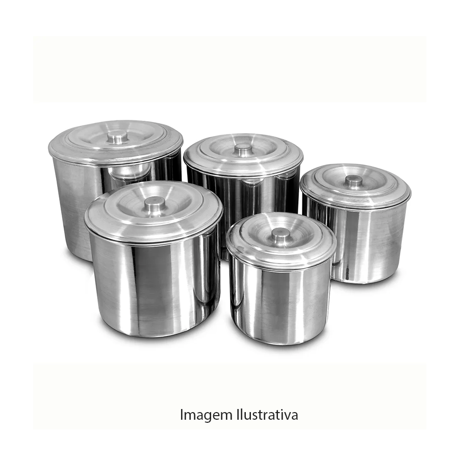 CONJUNTO MANTIMENTO ALUM 5PCS POLIDO JR