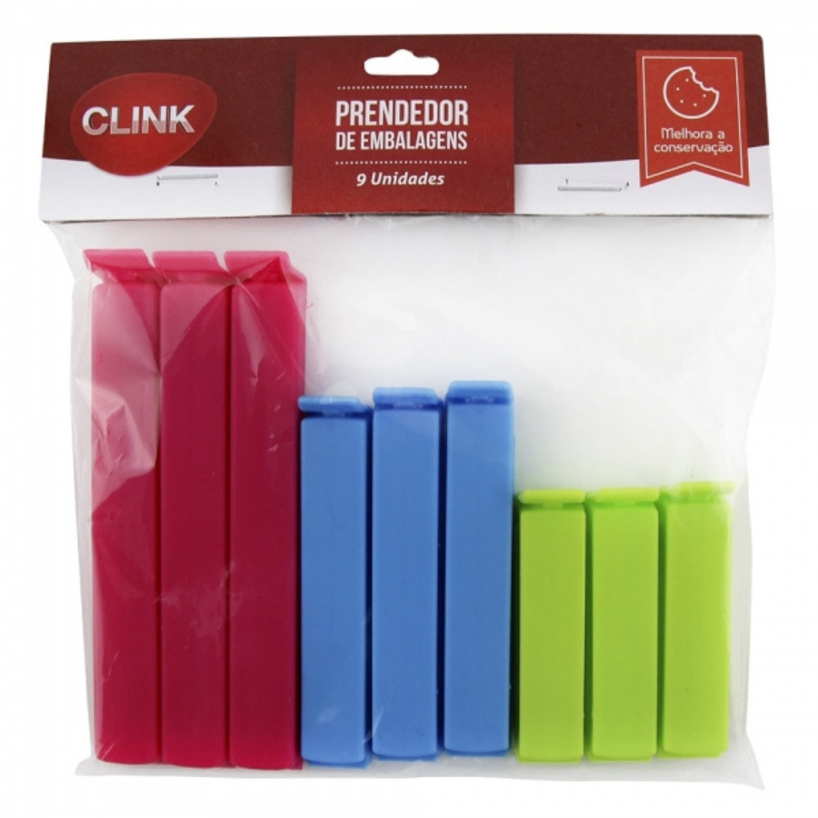 PRENDEDOR PLAST EMBALAGEM C/9 REF.CK4754 CLINK
