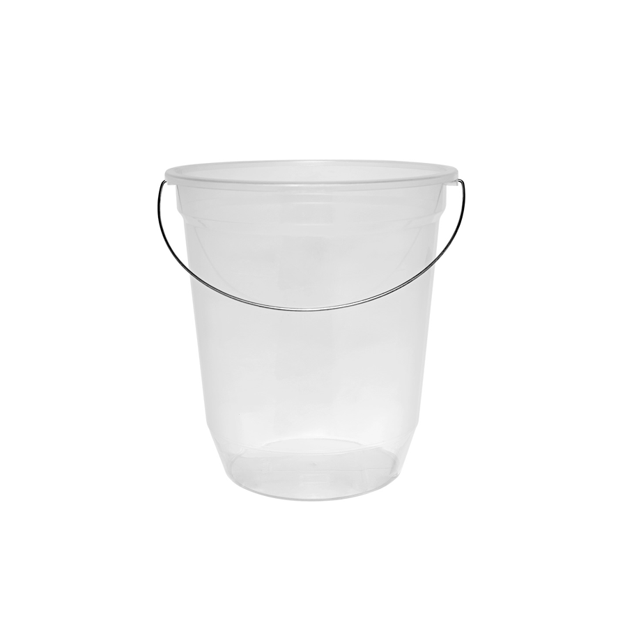 BALDE PLASTICO 18LTS TRANSPARENTE REF.517 JAGUAR