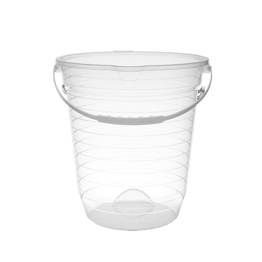 BALDE PLASTICO 13,5LTS TRANSPARENTE REF.516 JAGUAR