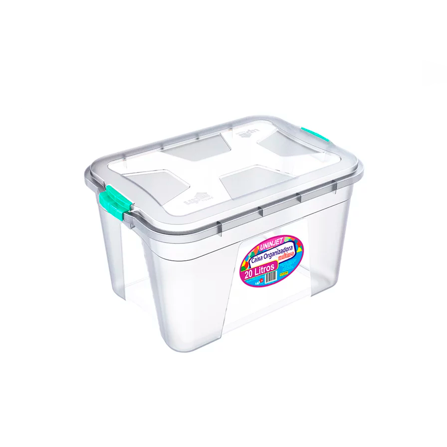 CAIXA 20LTS ORGANIZADORA BRANCA REF.0452 UNINJET