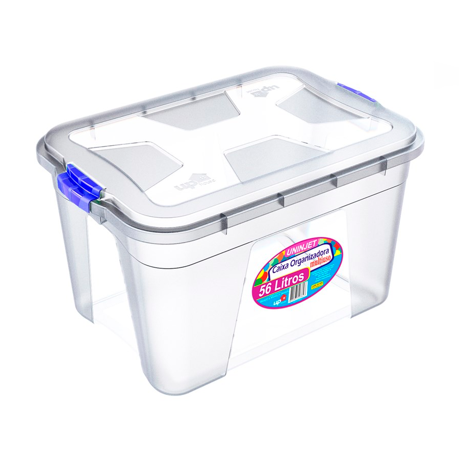CAIXA 56LTS ORGANIZADORA BRANCA 58X40X34 REF.0364 UNINJET