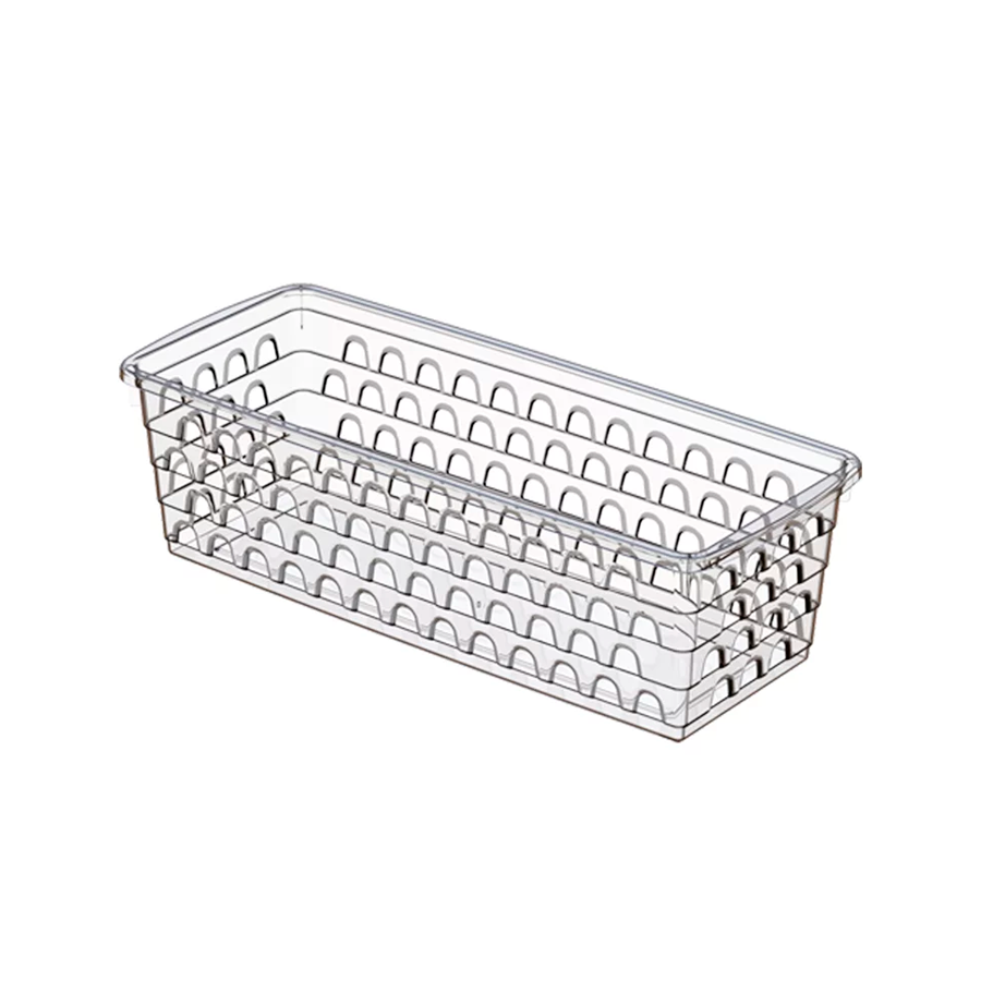 CESTO PLASTICO RETANGULAR BRANCO REF.1121 UNINJET
