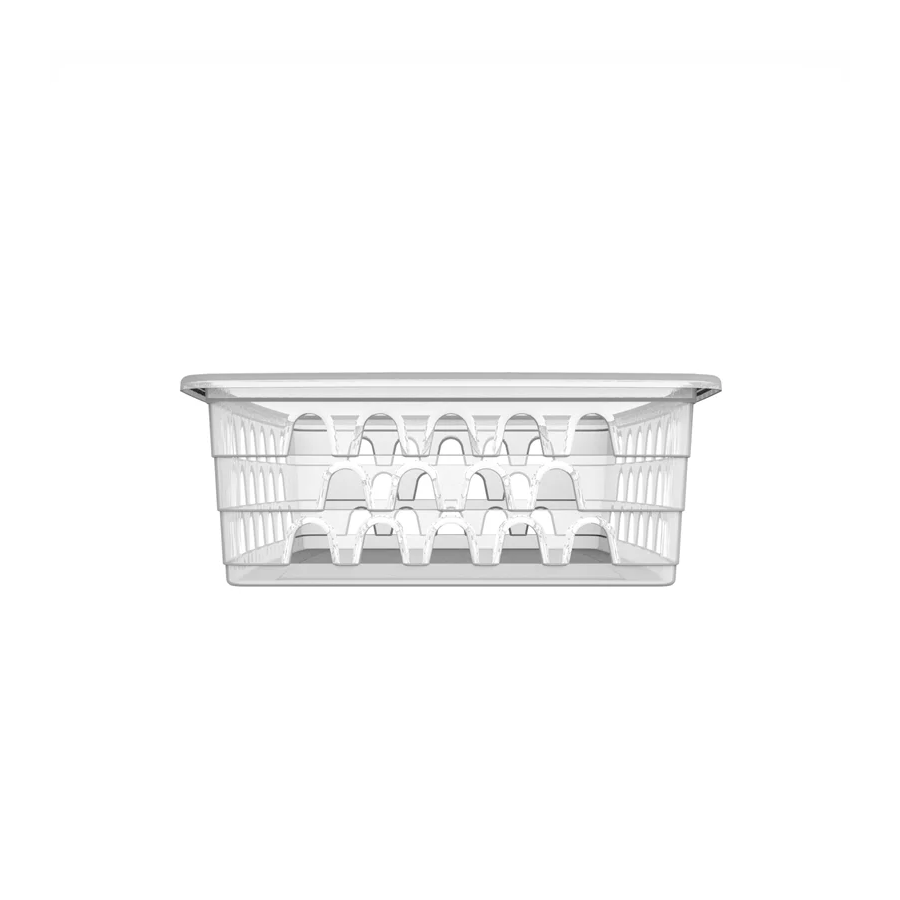 CESTO PLASTICO RETANGULAR BRANCO MEDIO REF.1119 UNINJET