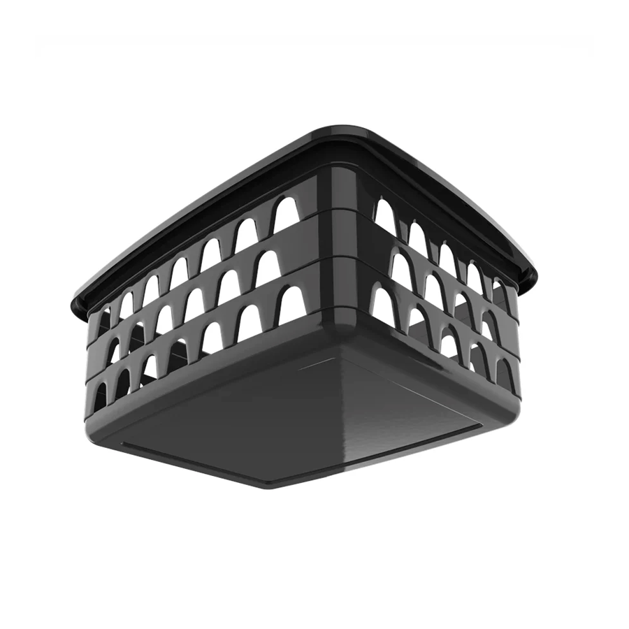 CESTO PLASTICO RETANGULAR PRETO PEQUENO REF.0592 UNINJET