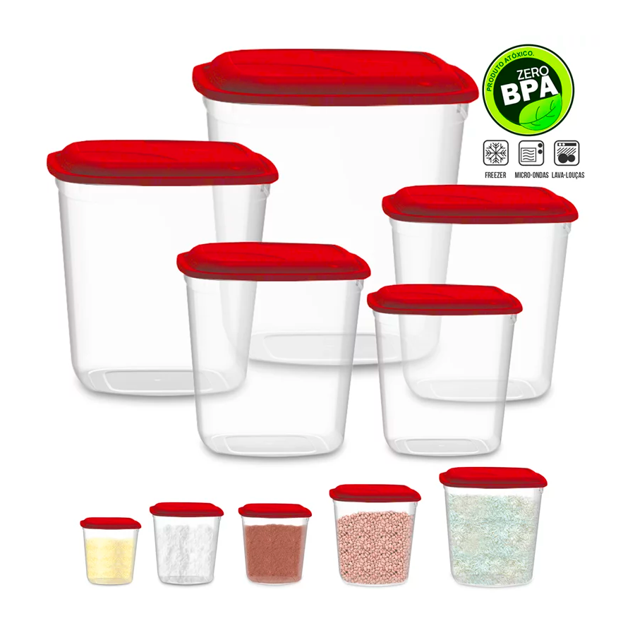 CONJUNTO DE MANTIMENTO C/5PCS QUADRADO REF.0678/1143/1100 UNINJET