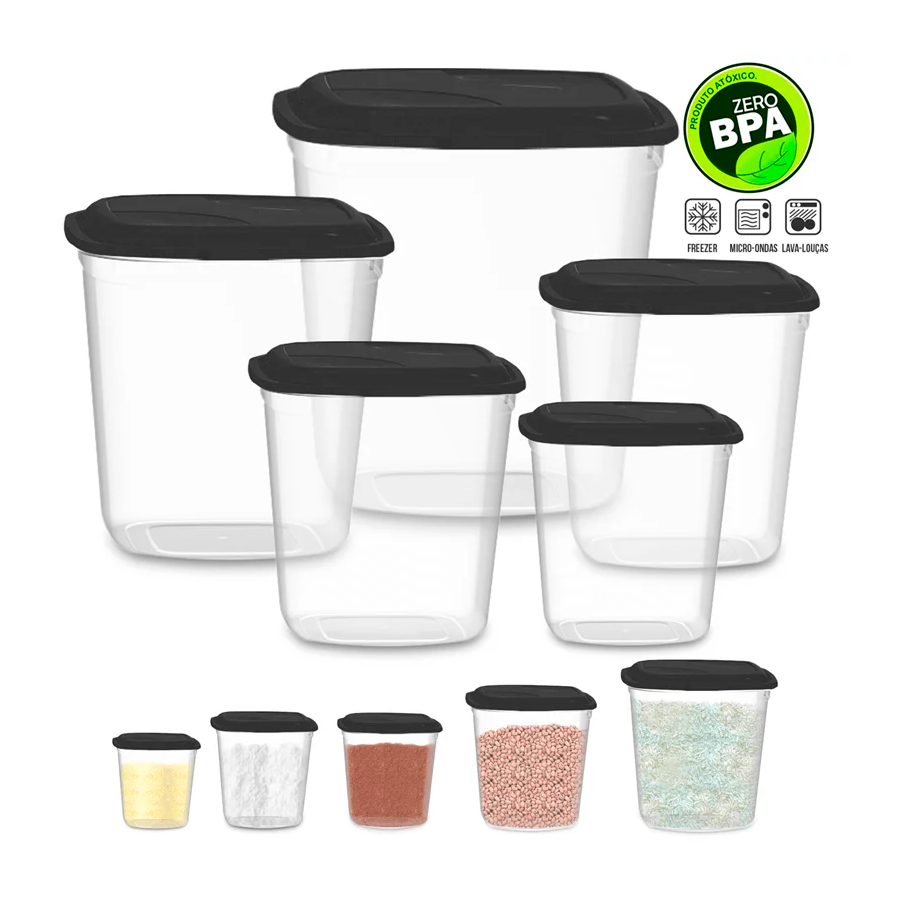 CONJUNTO DE MANTIMENTO C/5PCS QUADRADO REF.0678/1143/1100 UNINJET