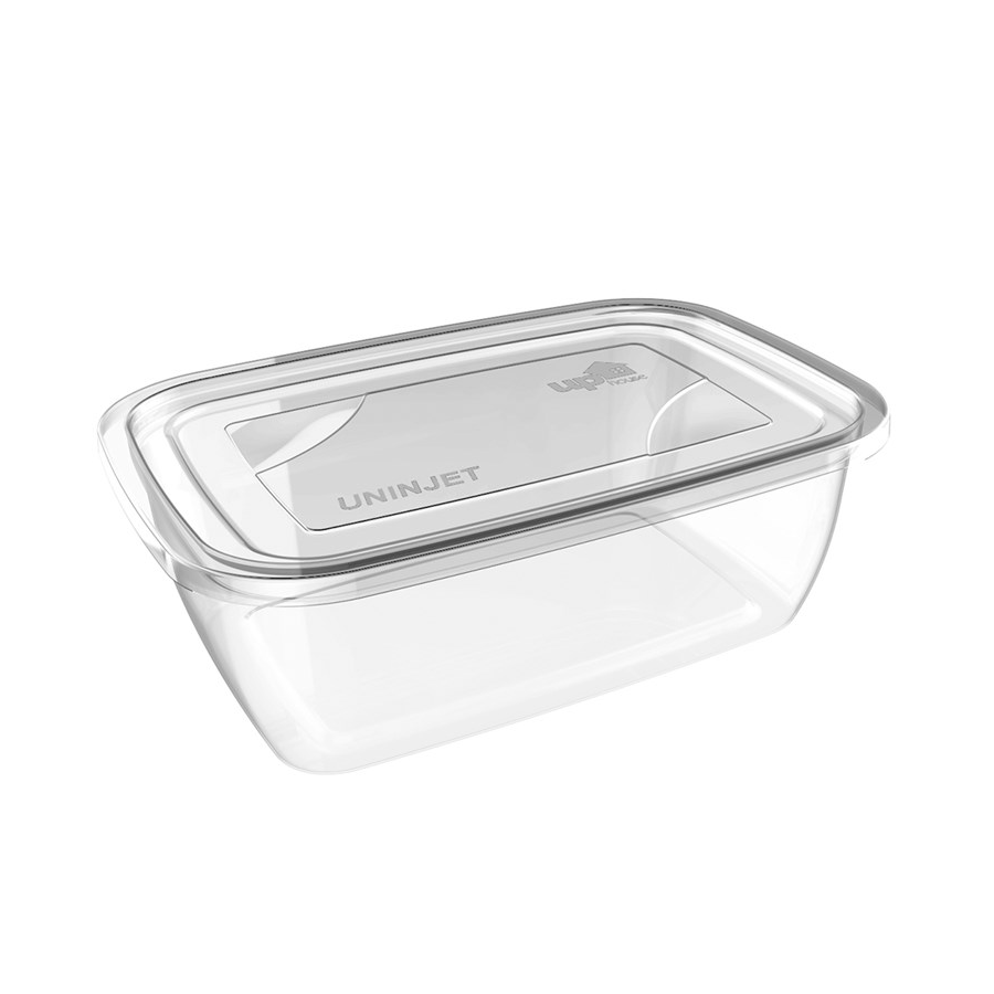 POTE 3,6LTS RETANGULAR TRANSPARENTE REF.467 UNINJET