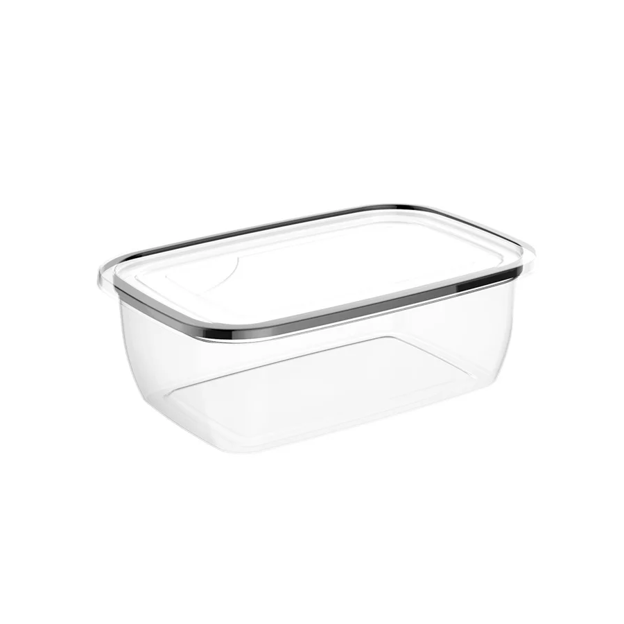 POTE 0,700ML RETANGULAR TRANSPARENTE REF.1127 UNINJET