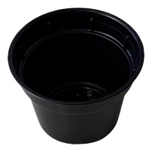 VASO REDONDO N.24 PRETO REF.125399 MERCONPLAS