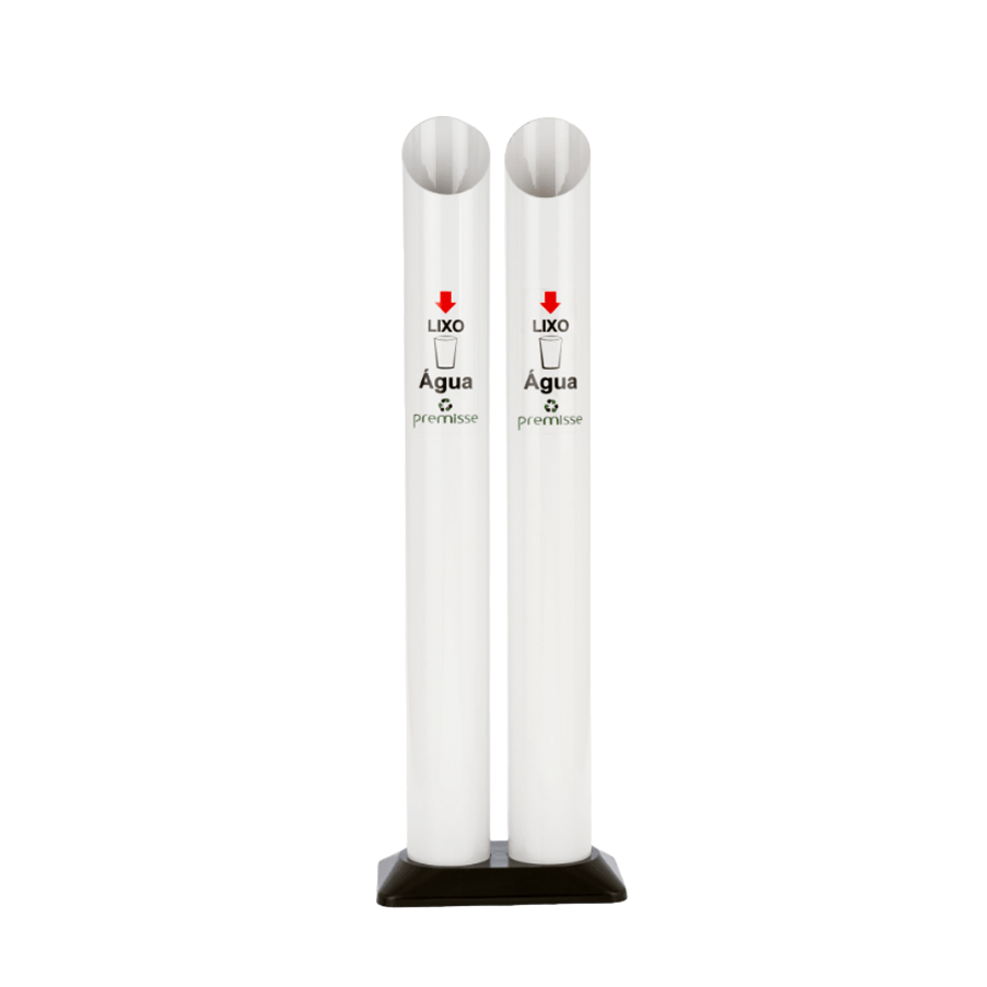 LIXEIRA P/COPO DESC AGUA/AGUA BASE DUPLA PREMISSE