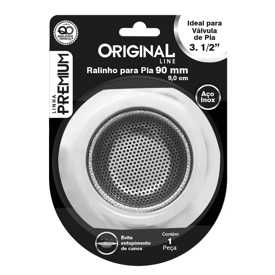 RALINHO PIA INOX 9CM PREMIUM REF.SL0734 ORIGINAL