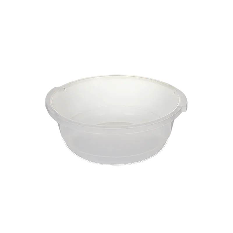 BACIA 11LTS TRANSPARENTE BRANCA REF.127 PLASVALE