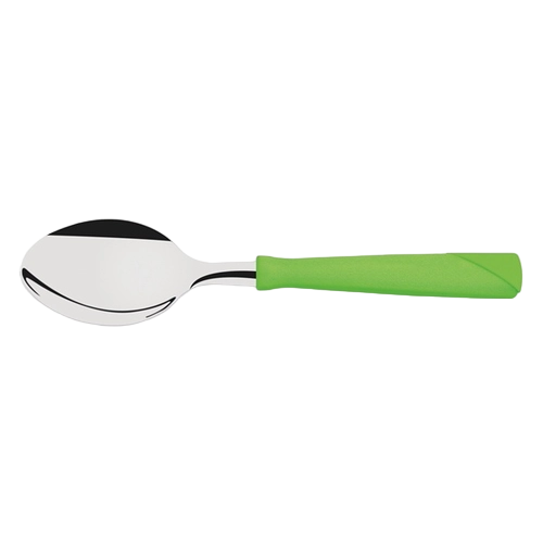 COLHER INOX MESA CABO PLASTICO VERDE TRAMONTINA