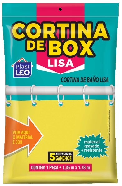 CORTINA BOX ESTAMP/LISA 1,35X1,80 REF.615/613 PLAST LEO