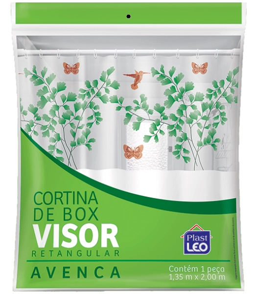 CORTINA BOX VINIL AVENCA 1,35X2,00 REF.620-A PLAST LEO