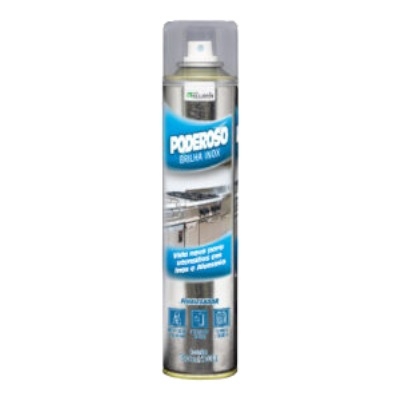 PODEROSO BRILHA INOX 300ML KELLDRIN