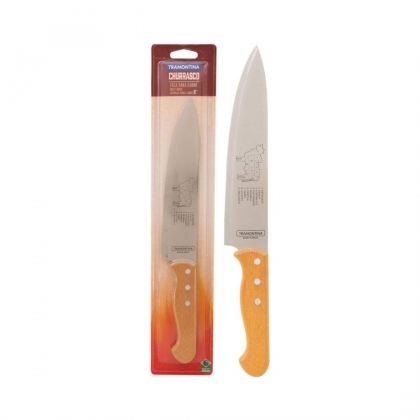 FACA INOX N.08 CHURRASCO C/MAD REF.108 TRAMONTINA