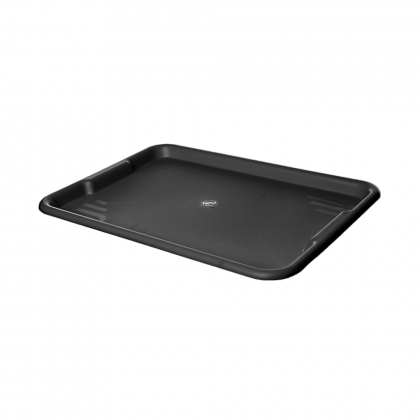 BANDEJA PLASTICA RESTAURANTE 47X33 PRETA MILPLASTIC
