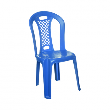 CADEIRA INFANTIL PLAST S/BRACO AZUL CEMINHA MILPLASTIC