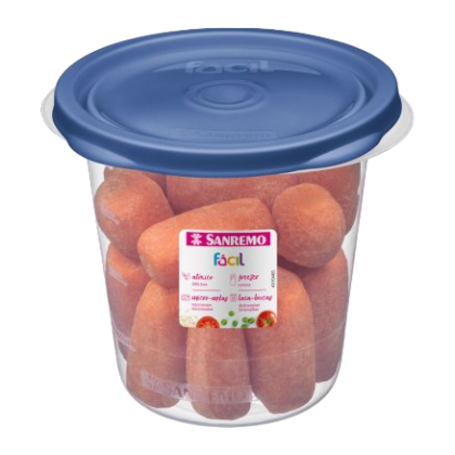 POTE PLAST RED 440ML REF.106/6 SANREMO