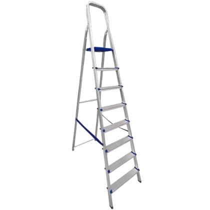 ESCADA DE ALUMINIO 8 DEGRAUS MOR