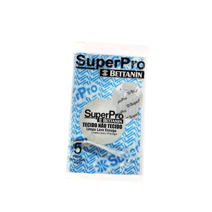 PANO LIMPEZA LEVE C/05 50X30CM SUPERPRO BETTANIN