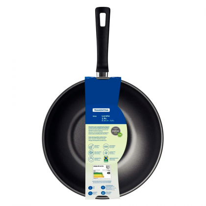 WOK N.28 TEFLON LORETO GRAFITE REF.028 TRAMONTINA