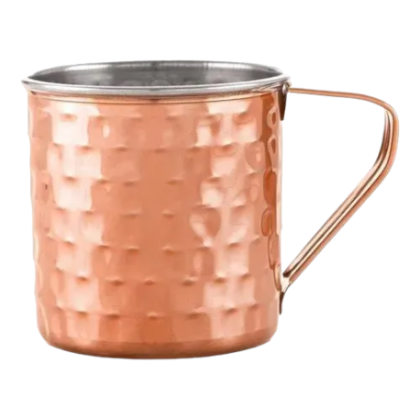 CANECA INOX 300ML COBRE AMASSADINHO REF.GP420 GP INOX